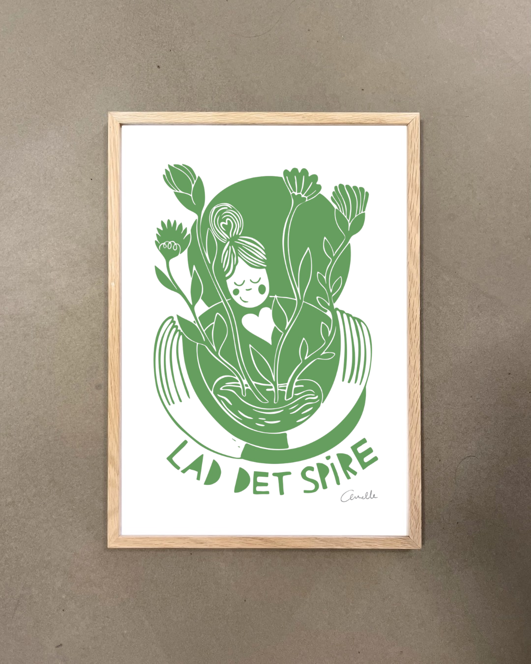 Lad det spire - Kunstplakat