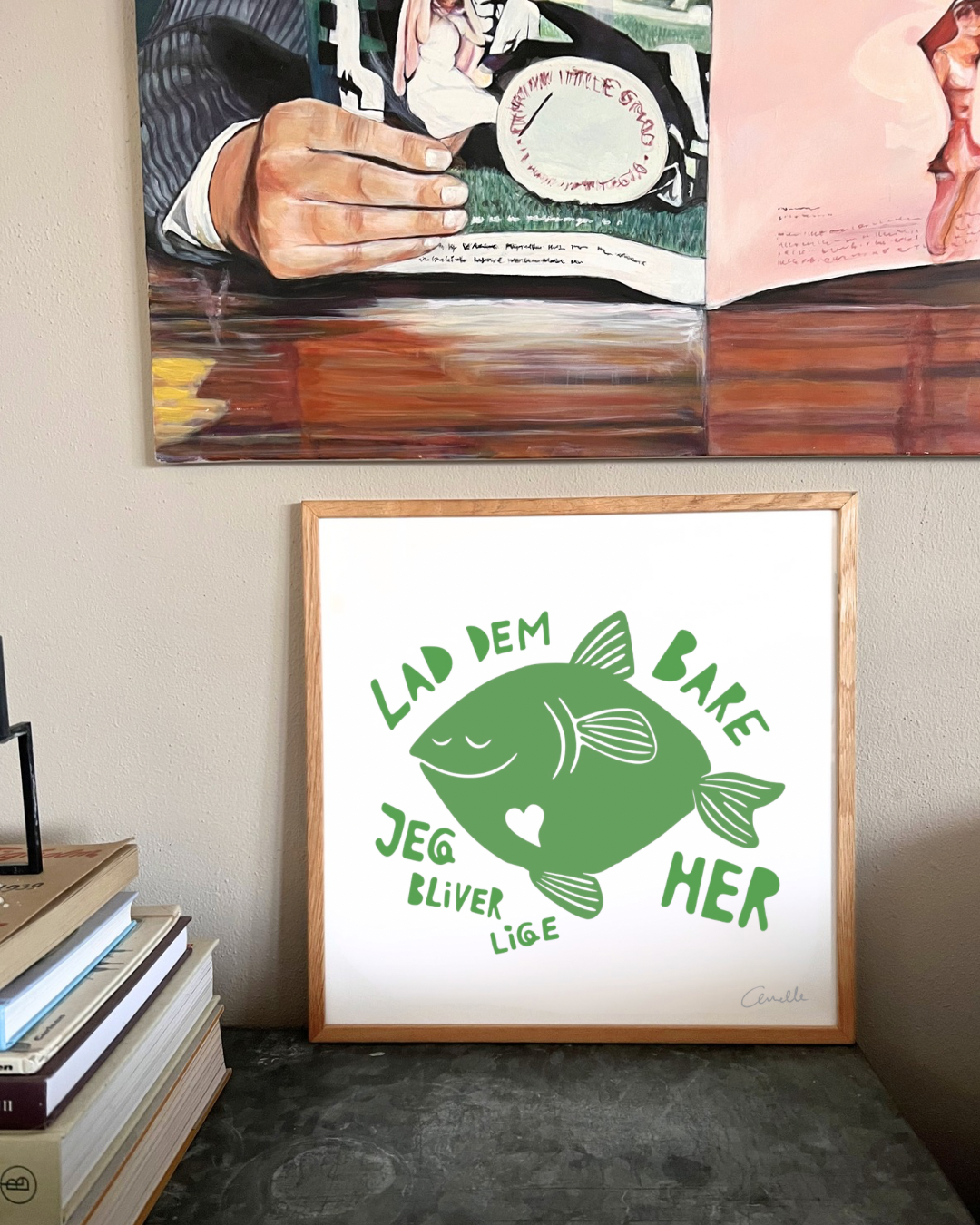 Lad dem bare - Kunstplakat