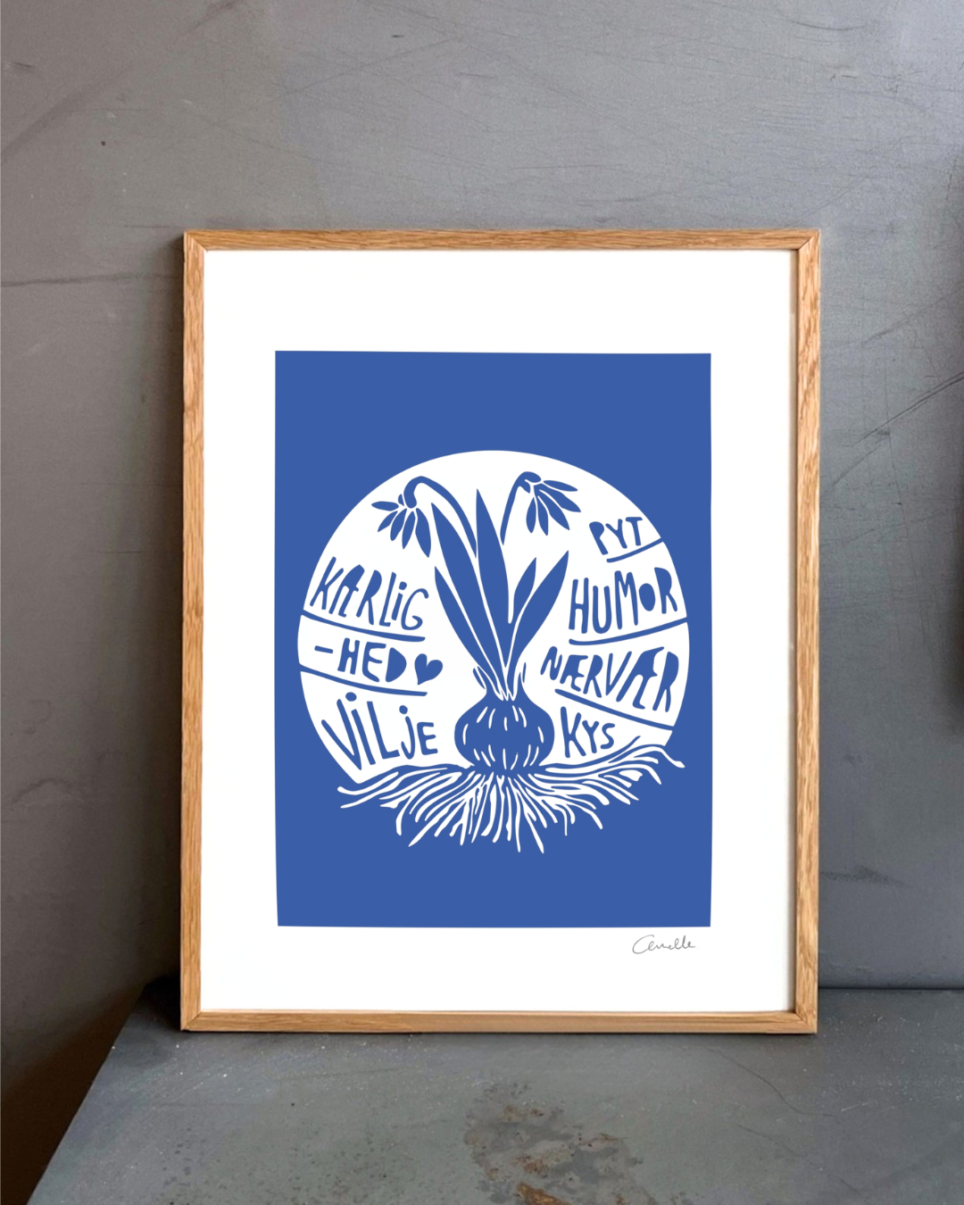 Blomsterløget - Kunstplakat