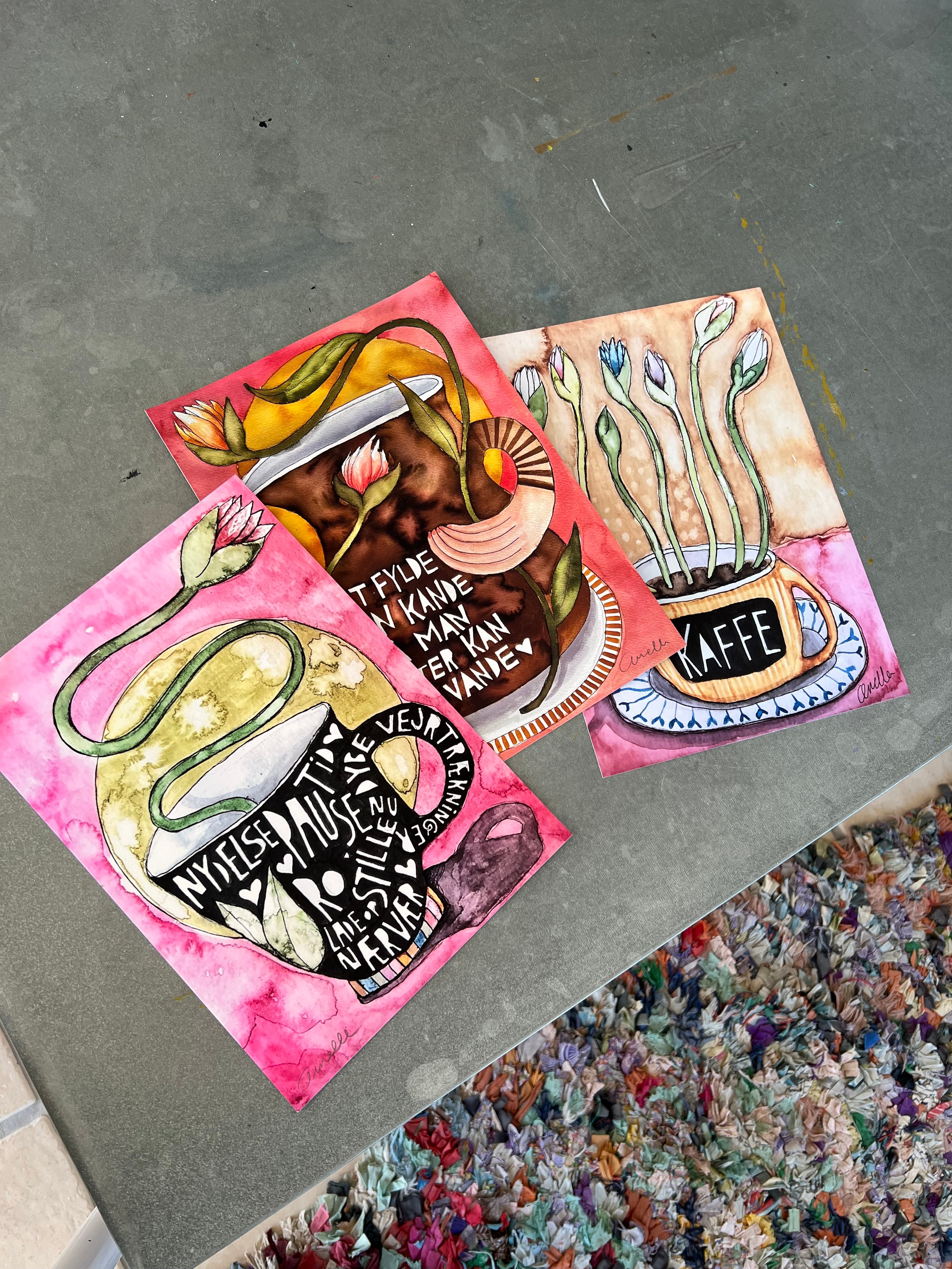 Kunstplakater | Pakke med 3 stk | Anette Zimmerlund