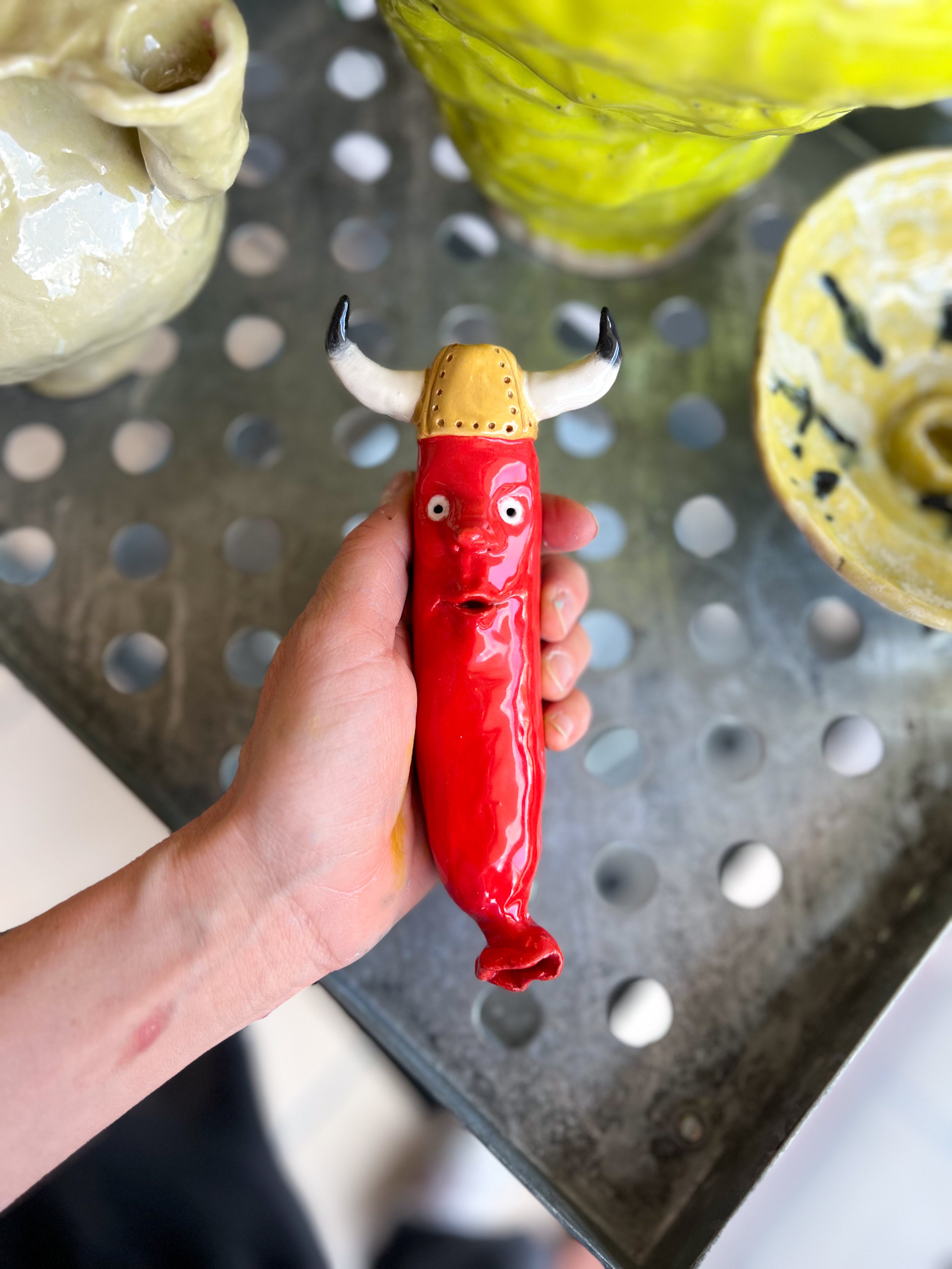 Håndlavet Keramik - Partypølse || Viking || Anette Zimmerlund
