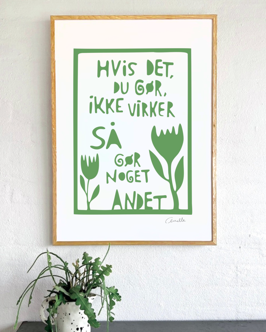 Gør noget andet - Kunstplakat