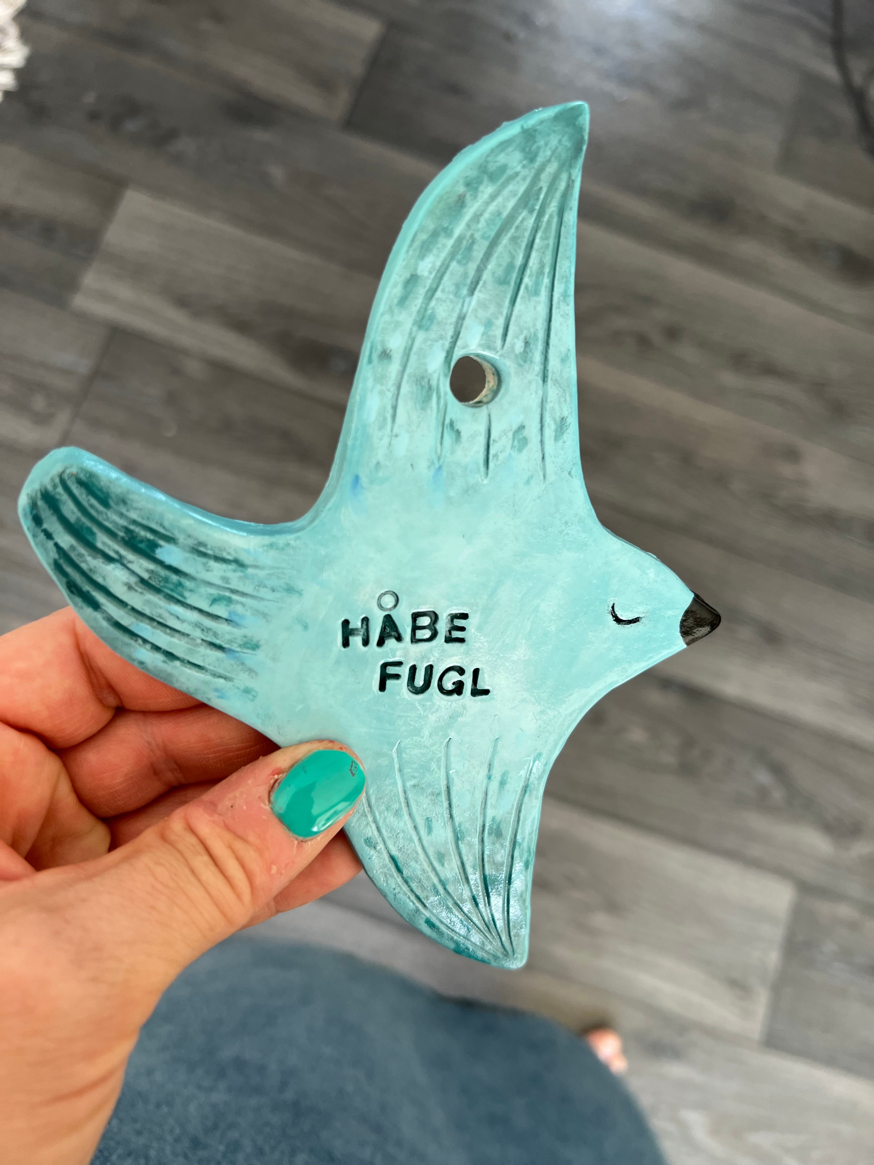 Håbefugl i keramik (uden glimmer) | Anette Zimmerlund
