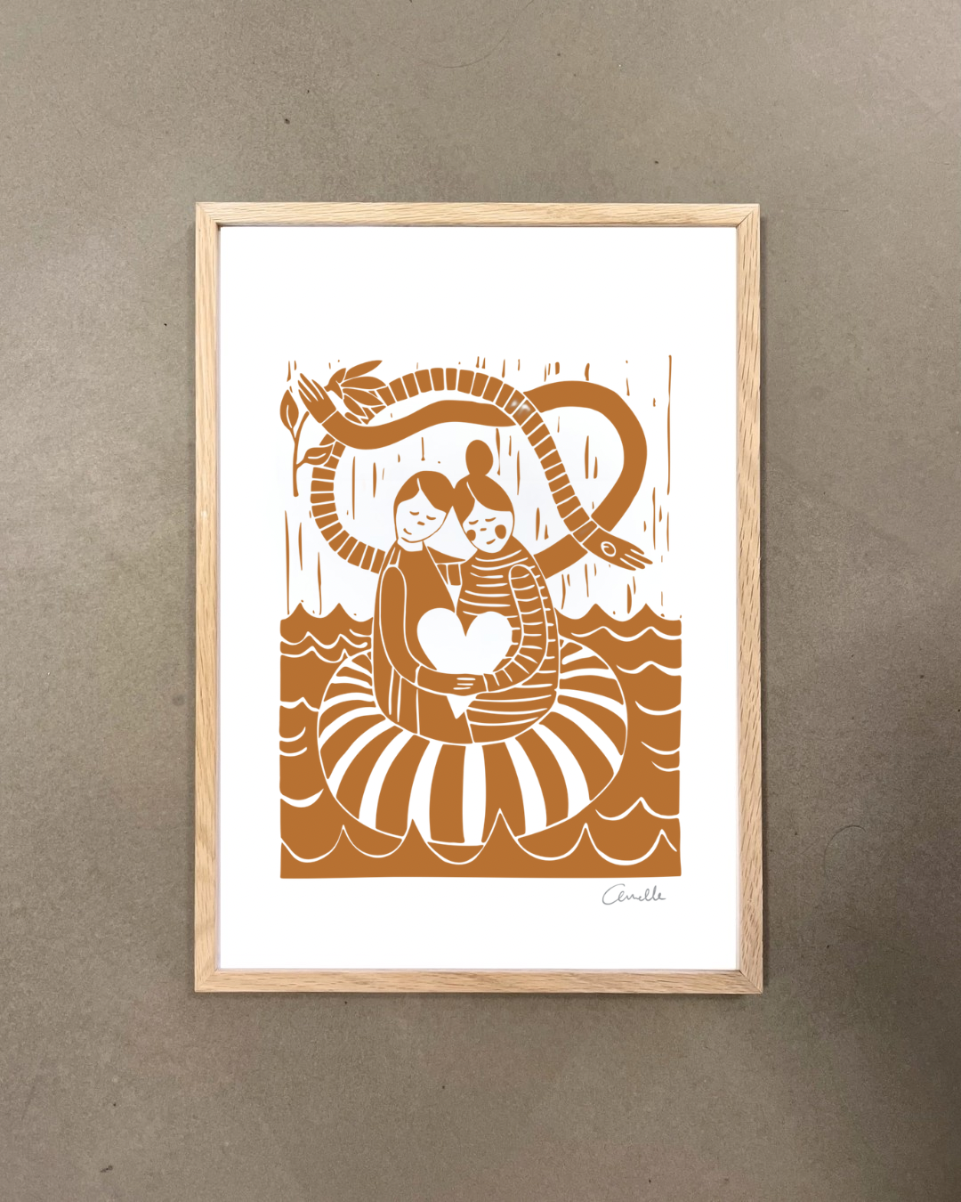 Dig og mig - Kunstplakat