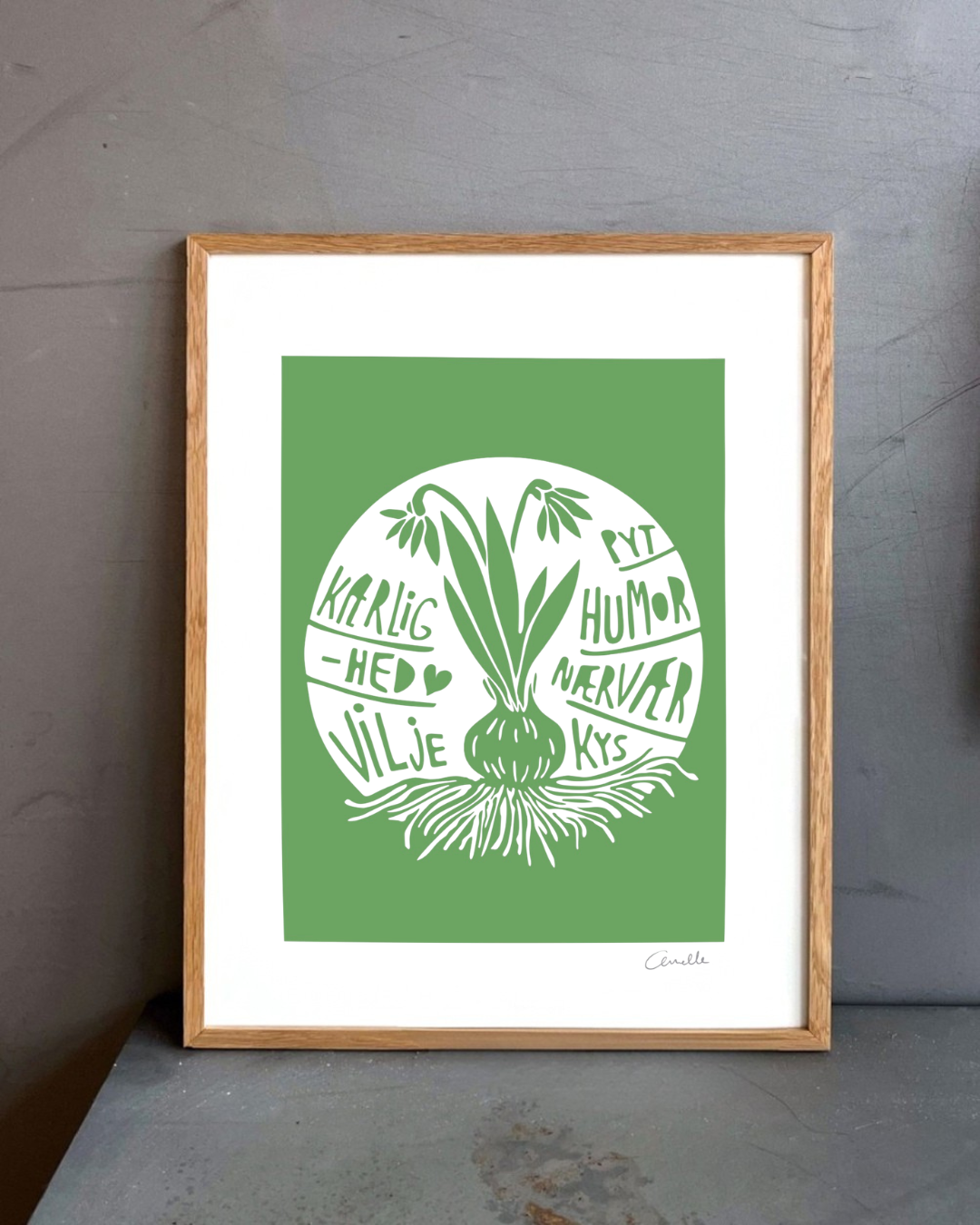 Blomsterløget - Kunstplakat