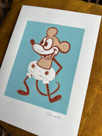Linoleumstryk, reduktion | Mickey | A4