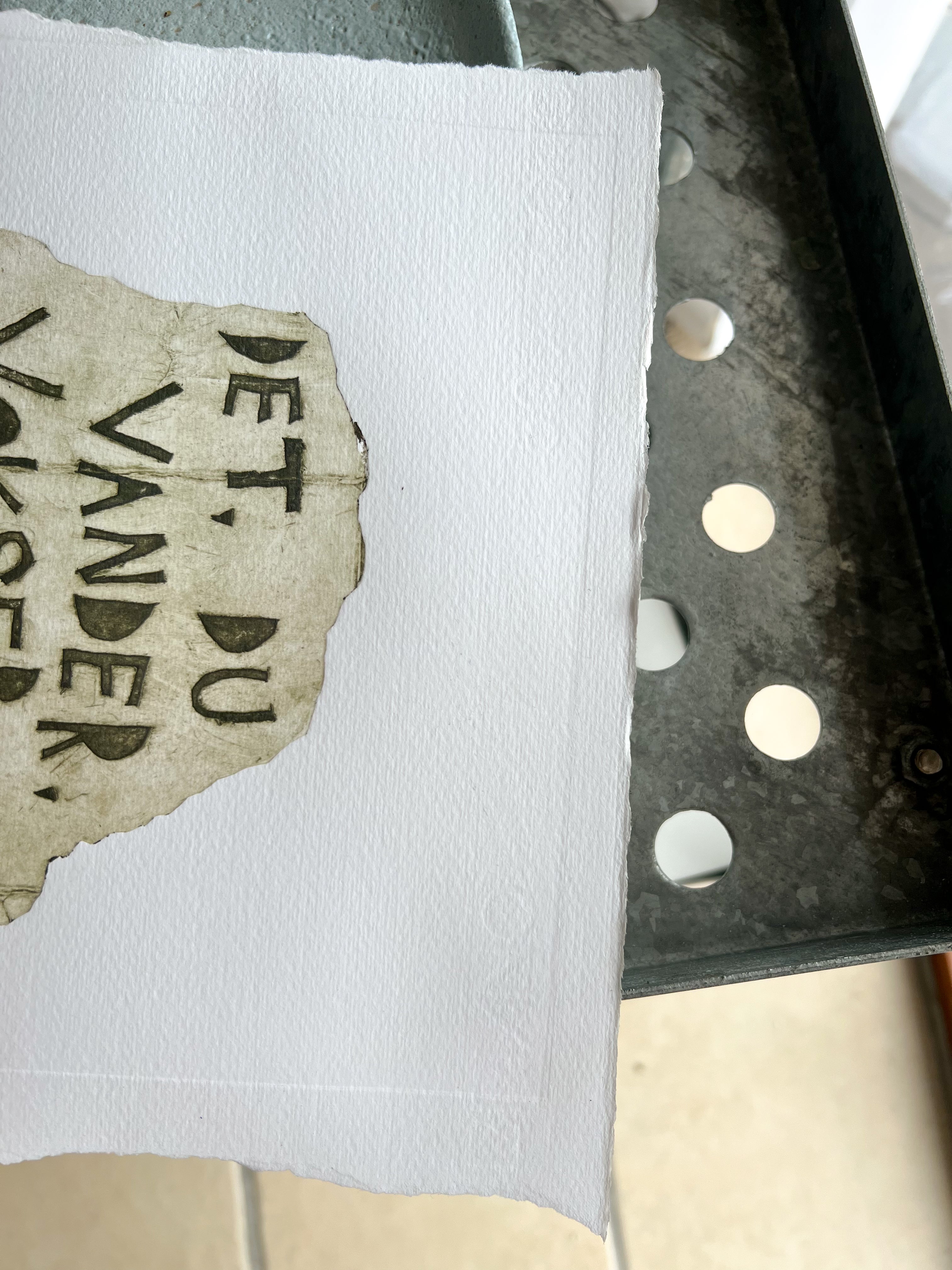 Håndlavet collografi | Det, du vander, vokser no. 2 | Anette Zimmerlund