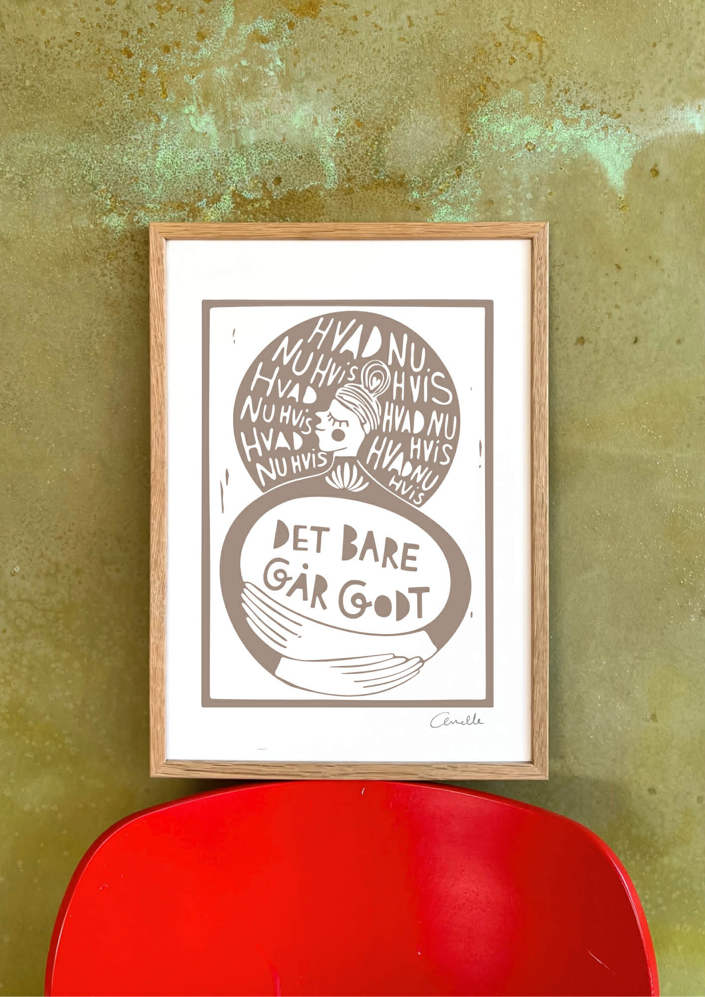 Hvad nu hvis - Kunstplakat