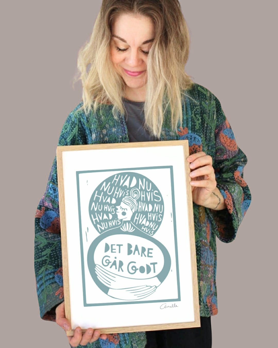 Hvad nu hvis - Kunstplakat