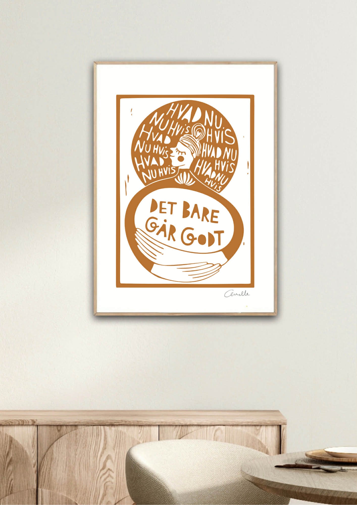 Hvad nu hvis - Kunstplakat