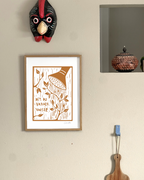 Det du vander vokser - Kunstplakat
