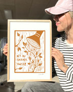 Det du vander vokser - Kunstplakat