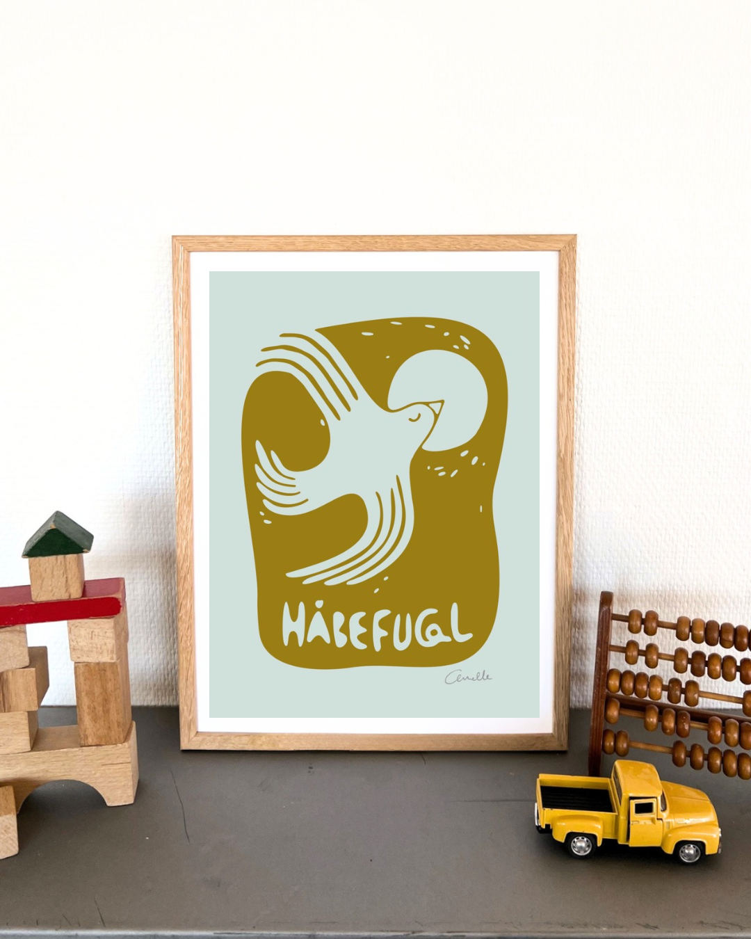 Håbefugl - Kunstplakat