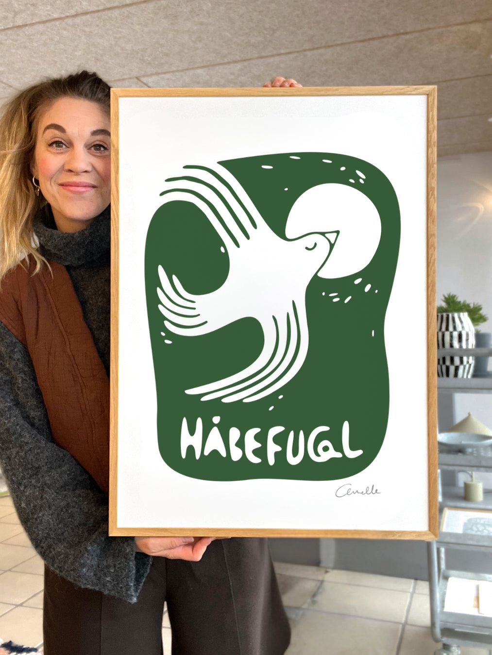 Håbefugl - Kunstplakat