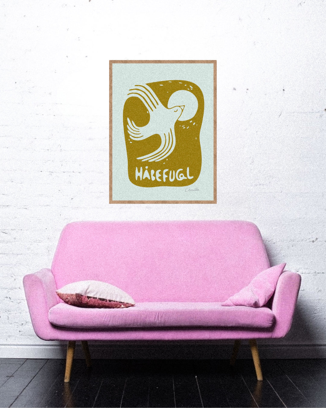 Håbefugl - Kunstplakat