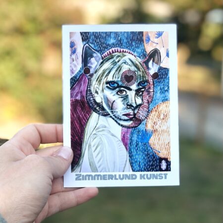 Postkort panther natur