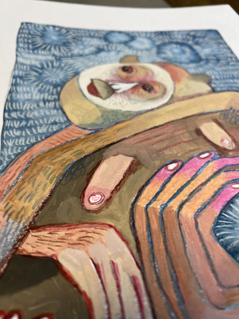 “Monkey Thief”, 30*40 - Billede 2