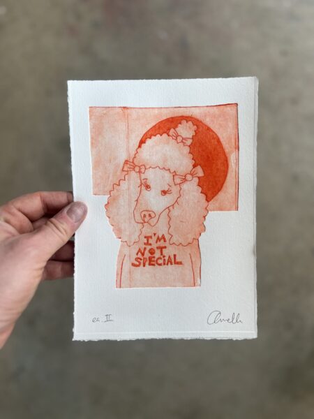 Collografi med titlen "“I’m not special” no 2