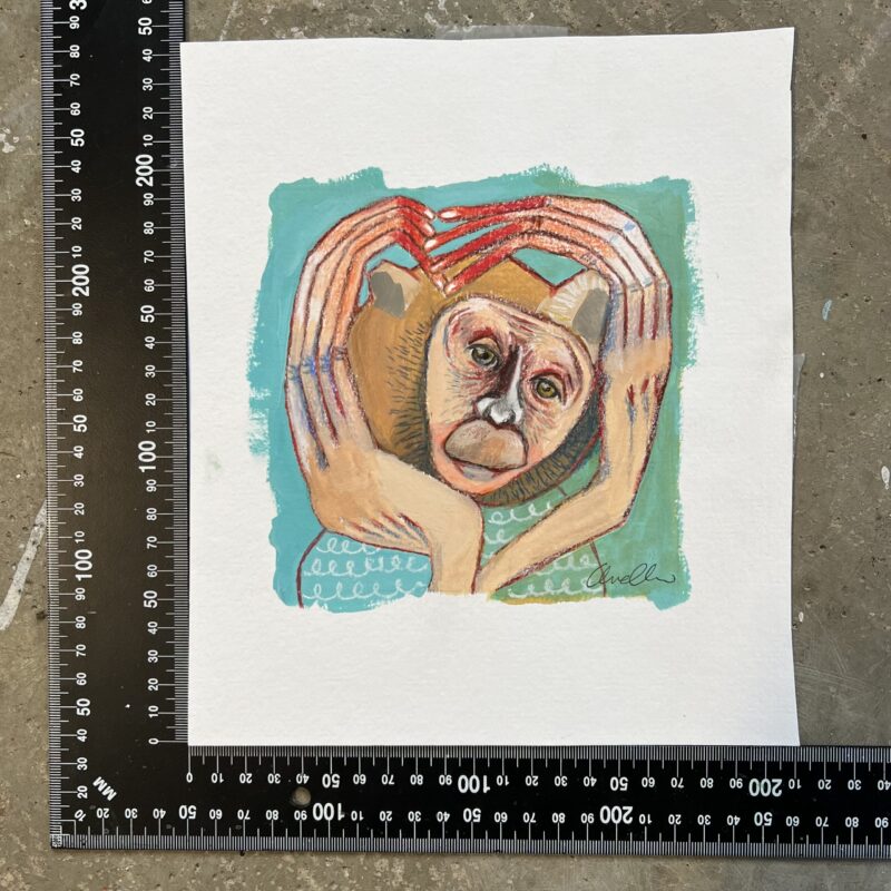 “Abe”, 21*24 cm - Billede 2