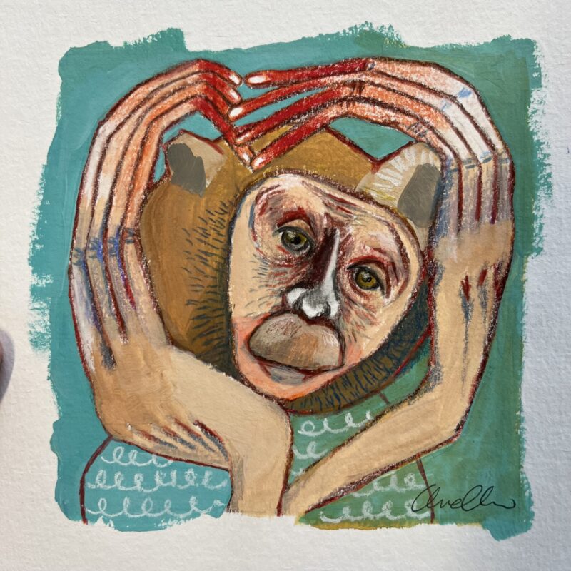 “Abe”, 21*24 cm - Billede 3