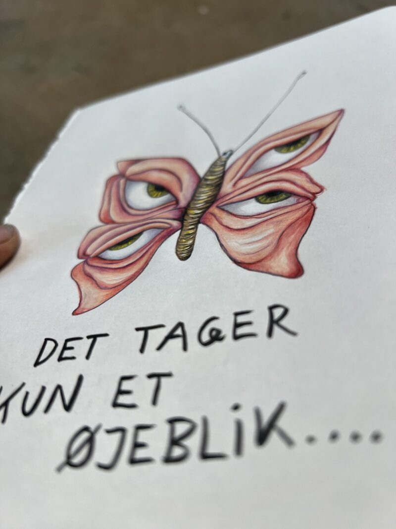 “Det tager kun et øjeblik”, 18*25 cm - Image 3