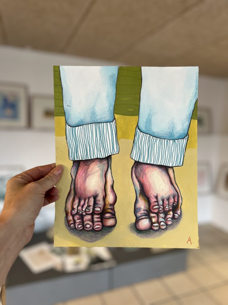 “Doppelgänger”, 24*30 cm - Billede 4