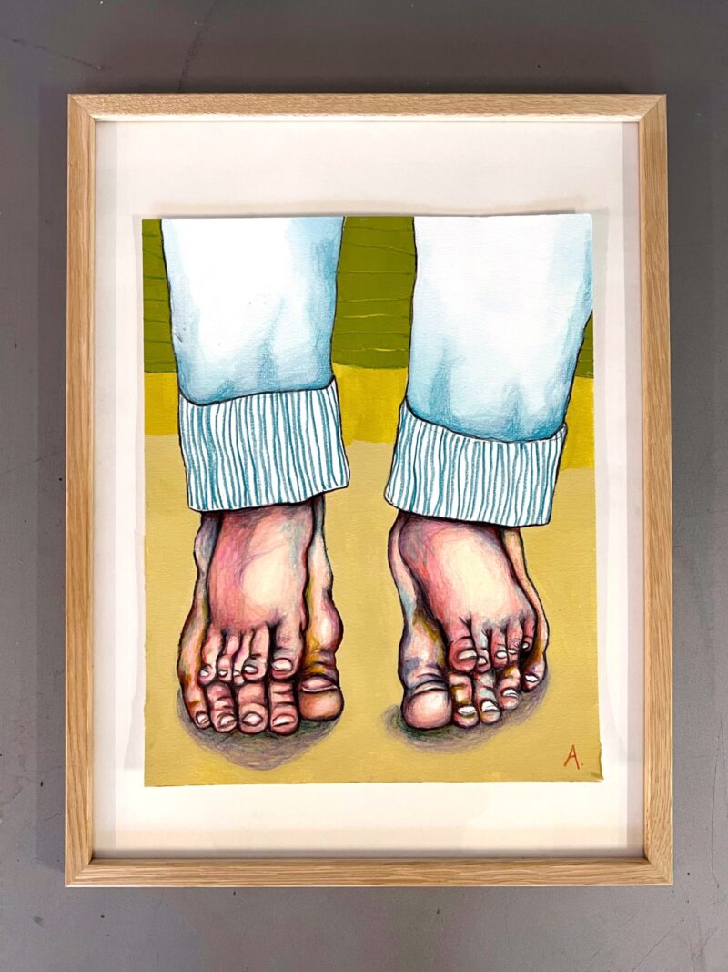 “Doppelgänger”, 24*30 cm - Billede 3