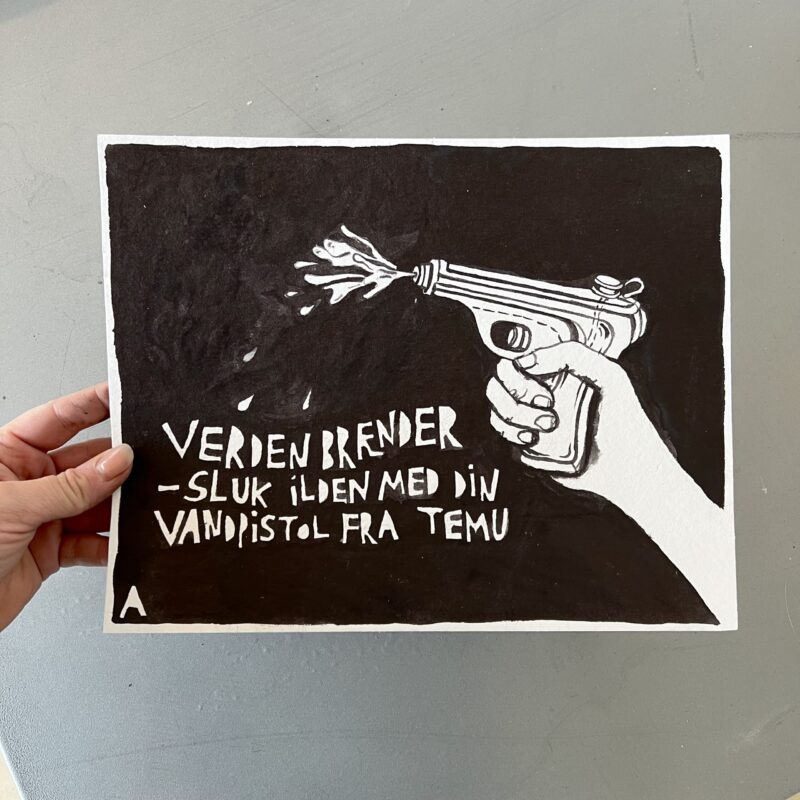 “Verden Brænder - Temu”, 24*31 - Billede 5
