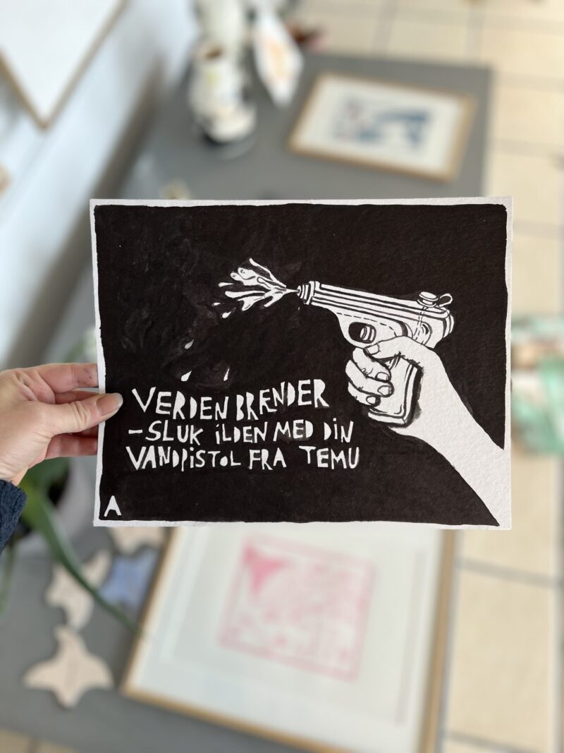 “Verden Brænder - Temu”, 24*31 - Billede 3