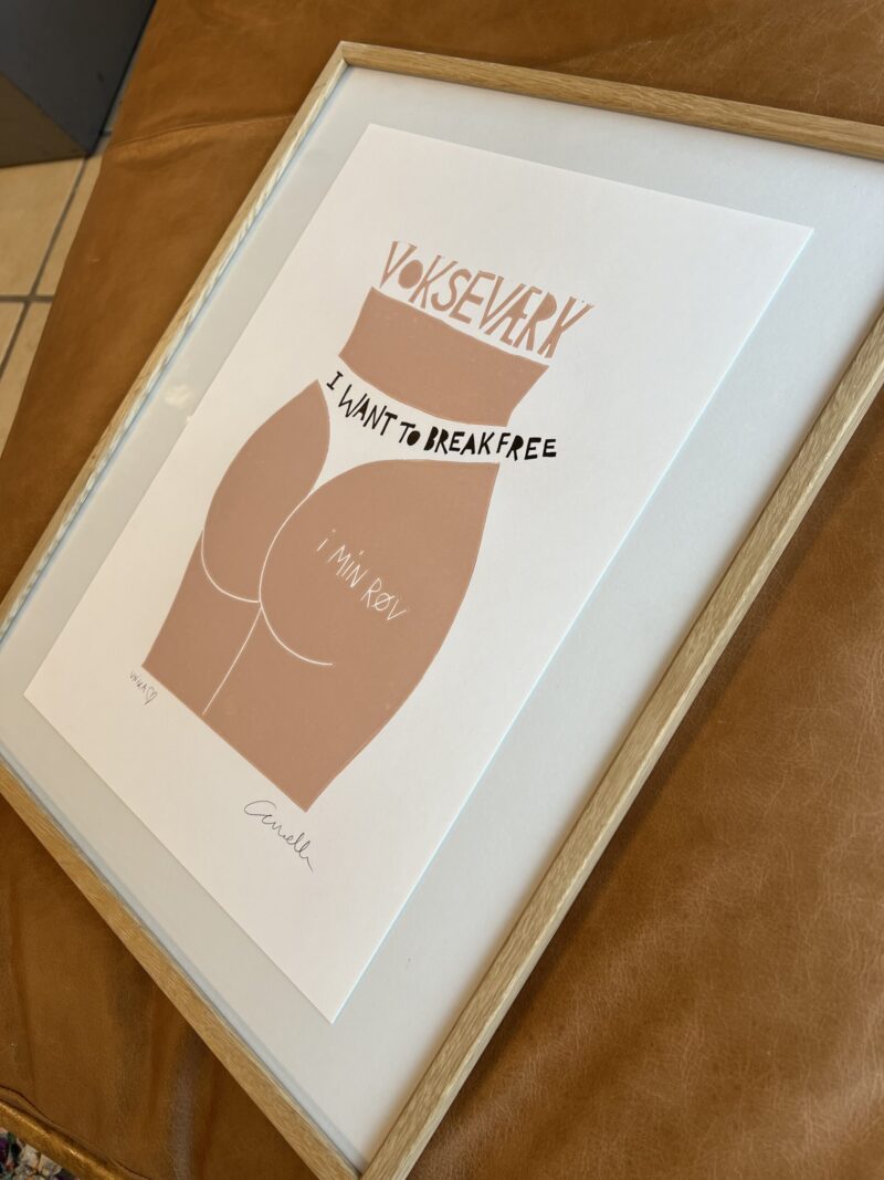 “Vokseværk - I want to break free”, UNIKA, A3 - Image 3