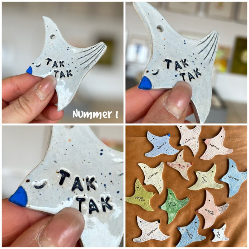 "TAKNEMMELIGHEDSFUGL", stentøj - Billede 2