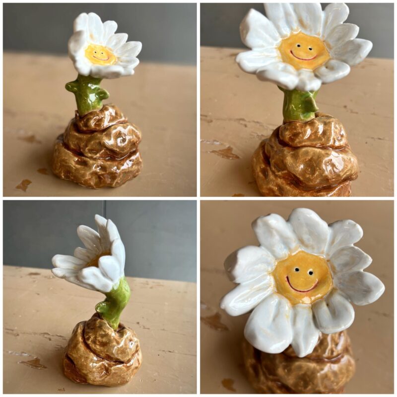"Blomsten i lorten", keramikskulptur - Image 2