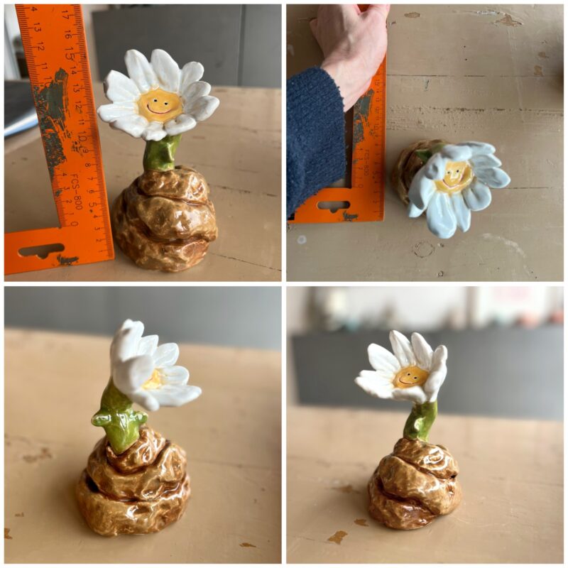 "Blomsten i lorten", keramikskulptur - Image 3