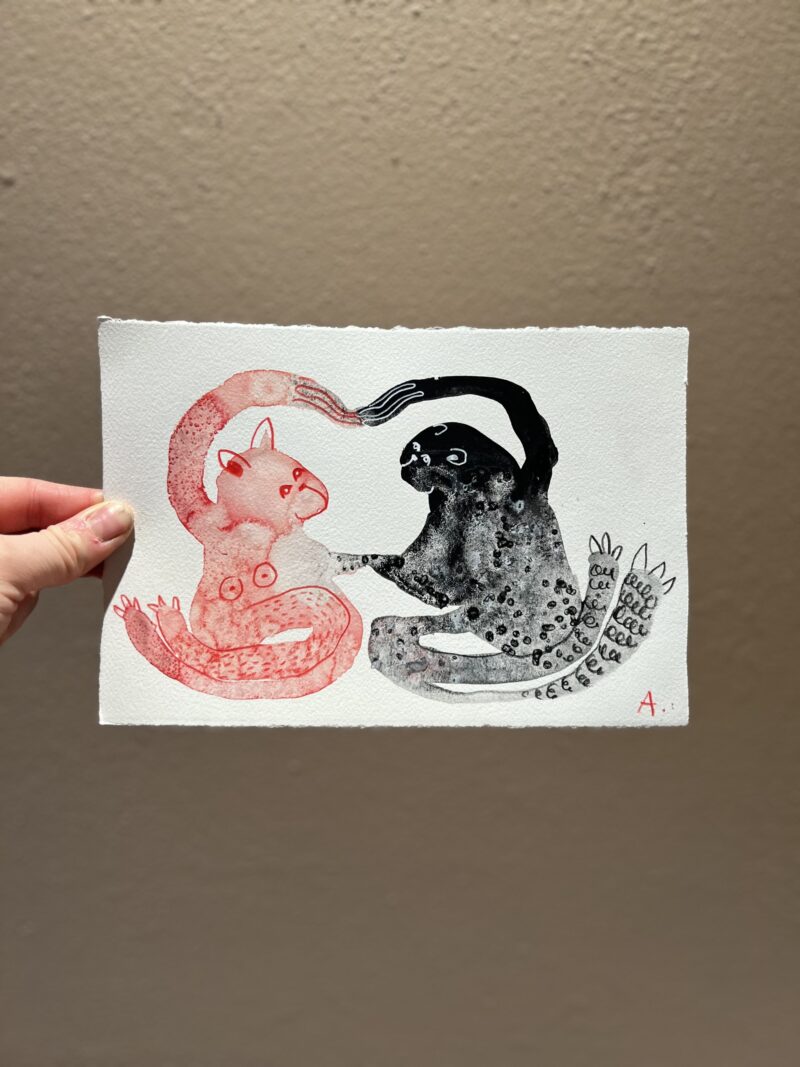 Mixed Media værk med titel Harmoniens dans
