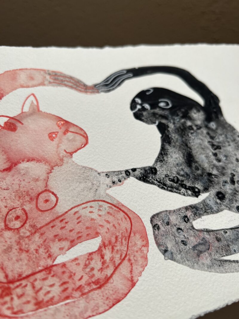 “Harmoniens dans", 16*23 cm. - Image 4