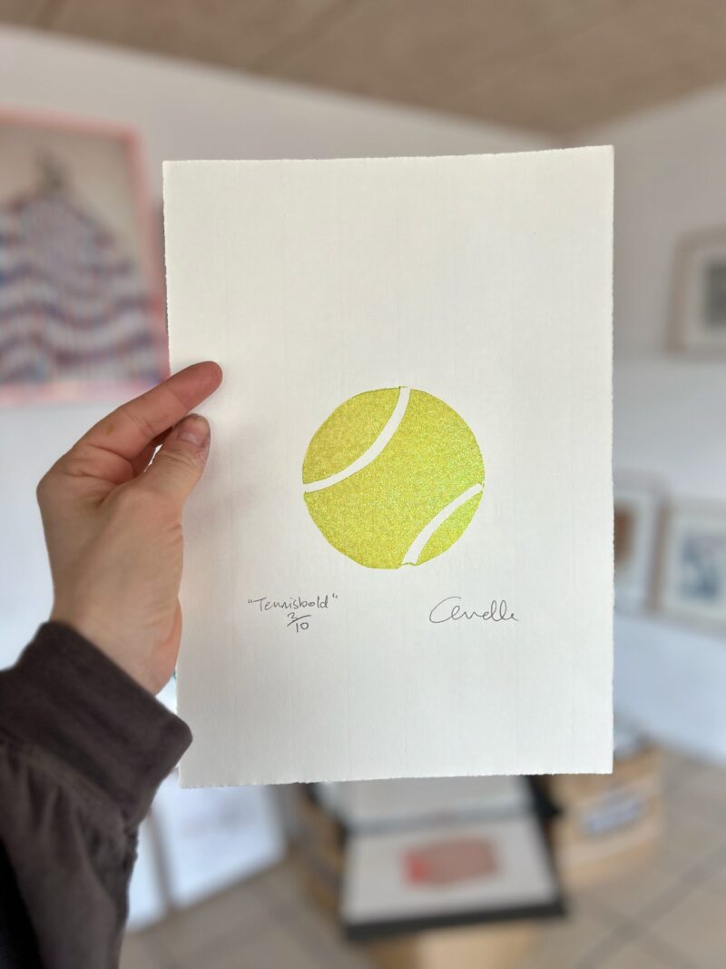 “Tennisbold”, Limited Edition-serie, A4 - Image 4