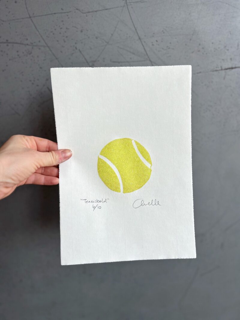 “Tennisbold”, Limited Edition-serie, A4 - Image 6
