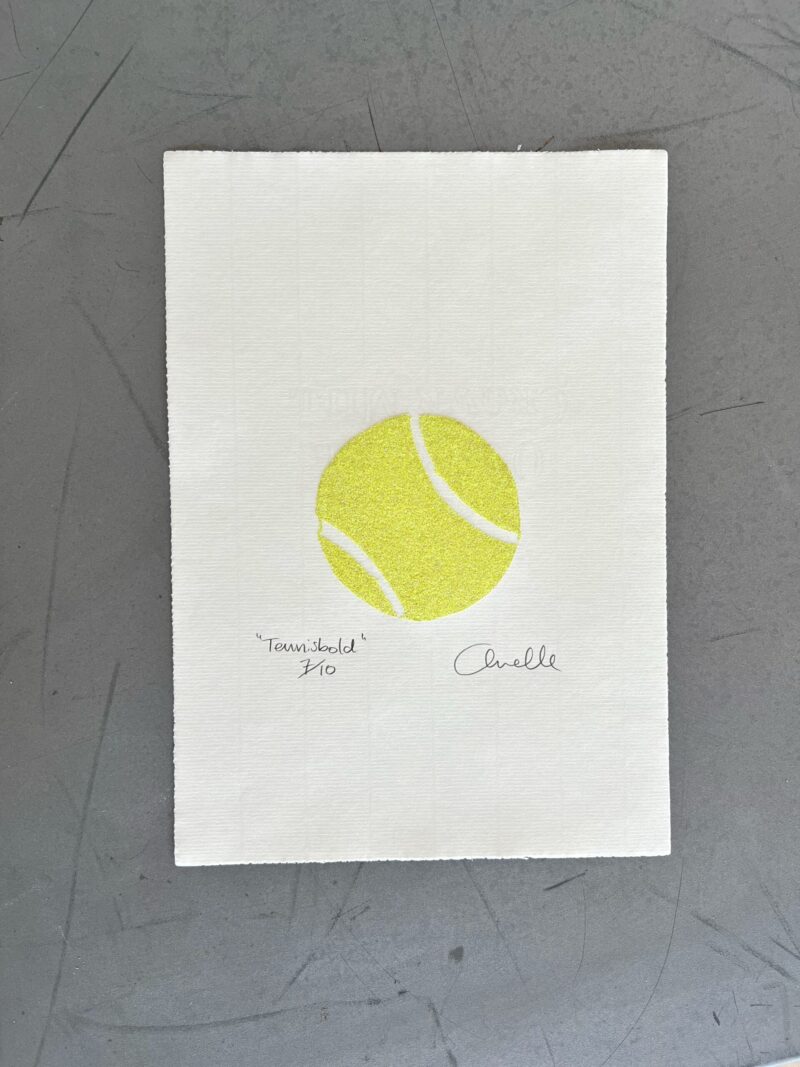 “Tennisbold”, Limited Edition-serie, A4 - Image 7