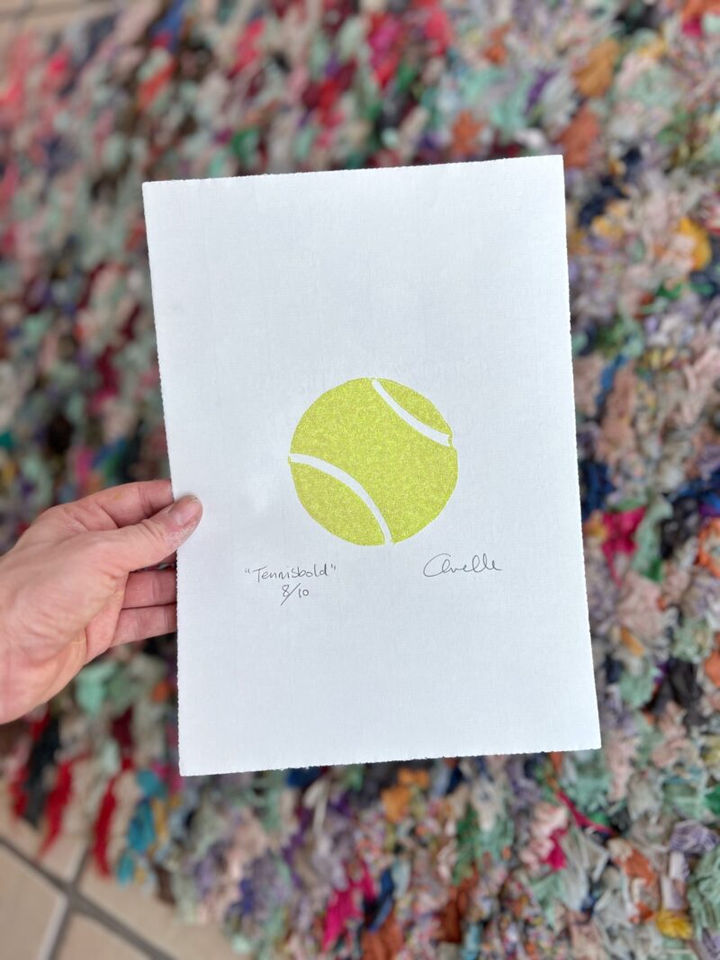 “Tennisbold”, Limited Edition-serie, A4 - Image 9