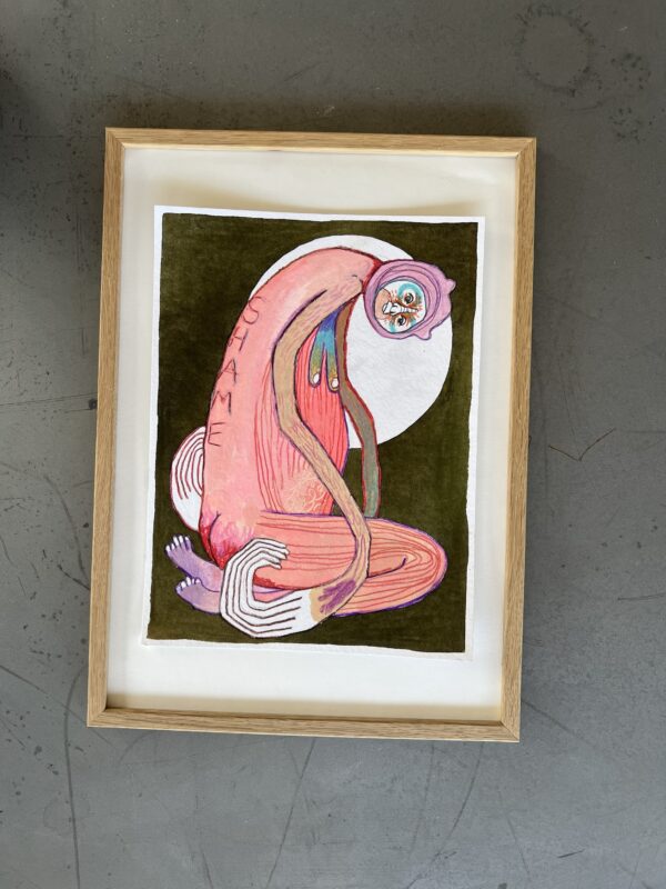 “SHAME embedded”, 32*40 cm. - Image 2