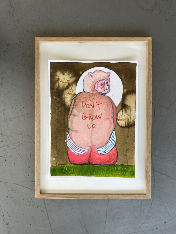 “Don’t grow up”, 32*24 cm. - Image 2