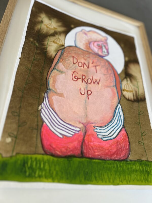 “Don’t grow up”, 32*24 cm. - Image 3