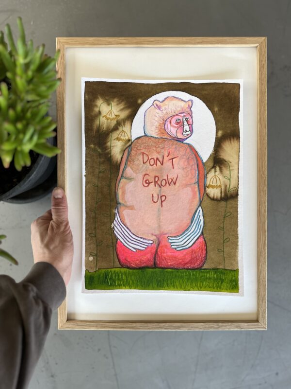 “Don’t grow up”, 32*24 cm.