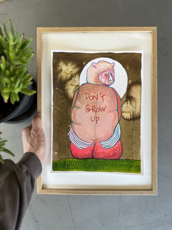 “Don’t grow up”, 32*24 cm. - Image 4