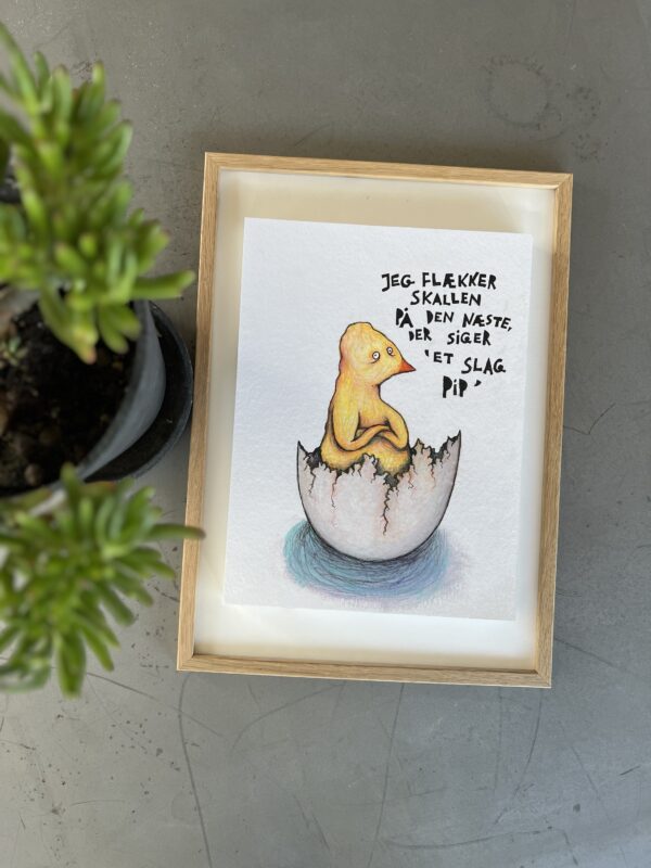 “Et slag pip”, 24*32 cm. - Image 5
