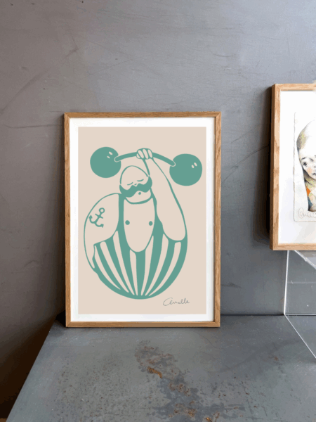 Kunstplakat med titlen Balance