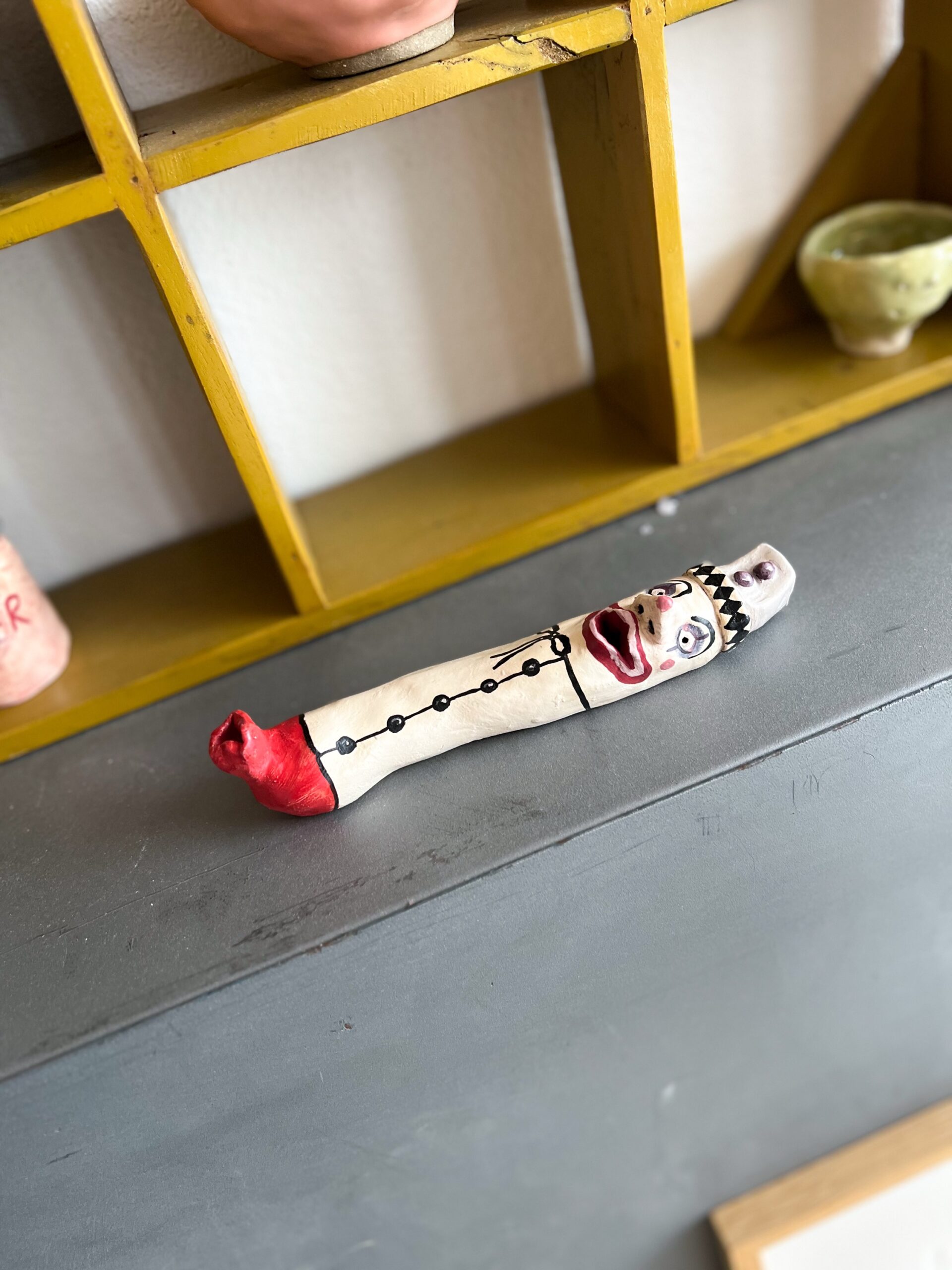 Party-Pølse, Fastelavnsklovn - vægophæng i keramik